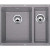 Кухонная мойка Blanco (Бланко) Subline 340/160-u темная скала