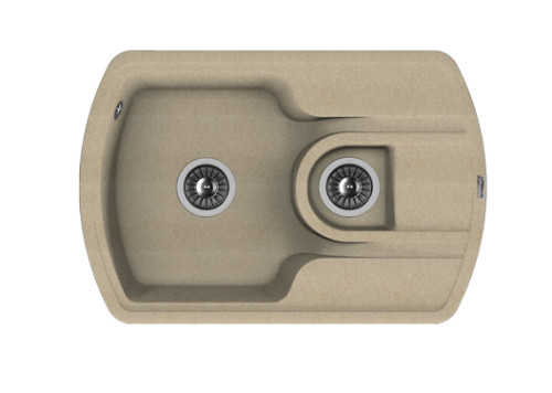 Кухонная мойка Florentina (Флорентина) Нире 760К, песочный