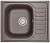 Кухонная мойка Granula (Гранула) GR-5801 es, эспрессо