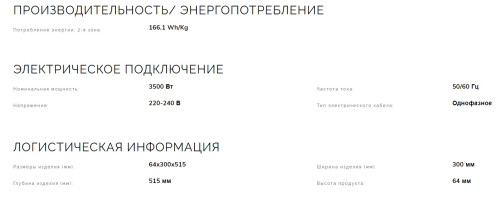 Индукционная варочная панель Smeg (Смег) SI5322B