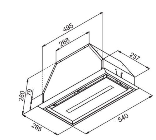 Встраиваемая вытяжка Kuppersberg (Купперсберг) INBOX 54 X