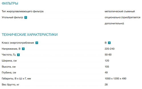 Вытяжка Falmec (Фалмек) Plane Steel 120 Plus