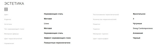 Газовая варочная панель Smeg (Смег) PX164L