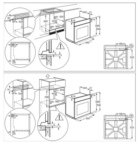 Электрический духовой шкаф Electrolux (Электролюкс) EOE7P31X