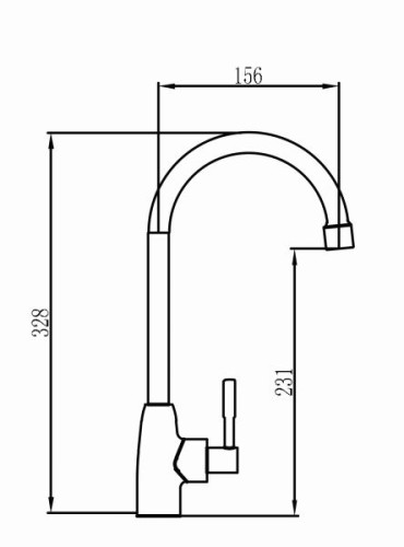 Смеситель Seaman Eco Glasgow SSN-3015 (MONO)