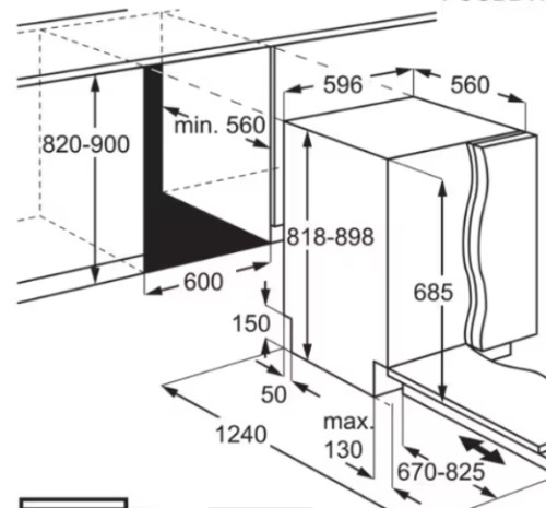 Встраиваемая посудомоечная машина Electrolux (Электролюкс) EEG88520W