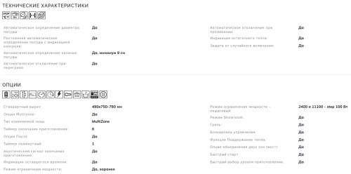 Индукционная варочная панель Smeg (Смег) SIM3864MB
