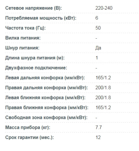 Korting (Кёртинг) HK 60003 B - электрическая варочная панель