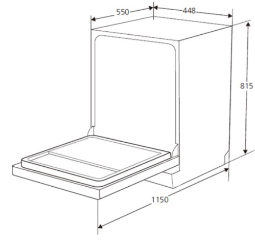 Встраиваемая посудомоечная машина Kuppersberg (Купперсберг) GSM 4574