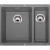 Кухонная мойка Blanco (Бланко) SubLine 340/160-u алюметаллик с клапаном-автоматом