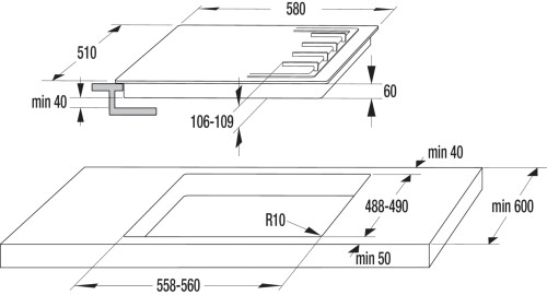 Газовая варочная панель Gorenje (Горенье) G8651CLI