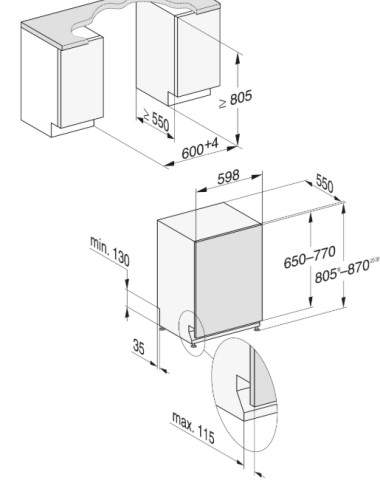 Встраиваемая посудомоечная машина Miele (Мили) G 7980 SCVi AutoDos K2O