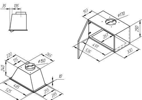 Встраиваемая вытяжка Kuppersberg (Купперсберг) INLINEA 52 CX