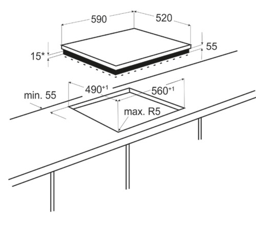 Электрическая варочная панель EXITEQ (Экзитег) EXH-100CW