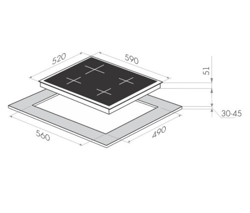 Газовая варочная панель MAUNFELD (Маунфилд) MGHE.64.74RIB + ВИДЕО О ТОВАРЕ