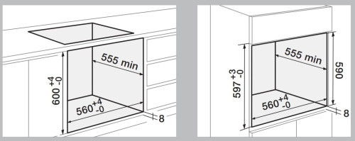 Электрический духовой шкаф Zigmund-Shtain (Зигмунд-Штайн) EN 282.722 B