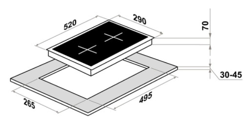 Индукционная варочная панель HOMSair (ХОМСэйр) HIC32SWH