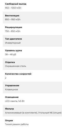 Встраиваемая вытяжка Lex (Лекс) Hermes 600 Black