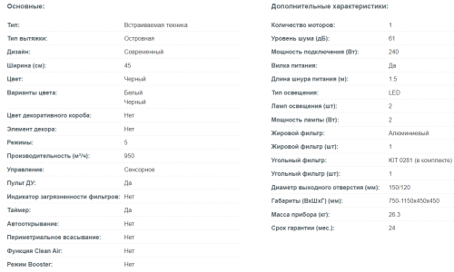 Вытяжка Korting (Кёртинг) KHA 45970 N Cube