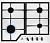 Газовая варочная панель Electrolux (Электролюкс) GPE 263 MW