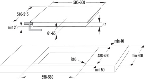 Индукционная варочная панель Gorenje (Горенье) IT 612 SY2W