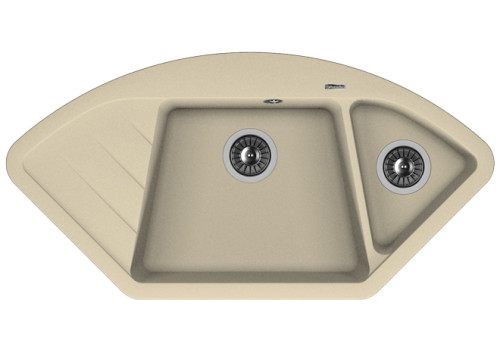 Кухонная мойка Florentina (Флорентина) Веста, шампань