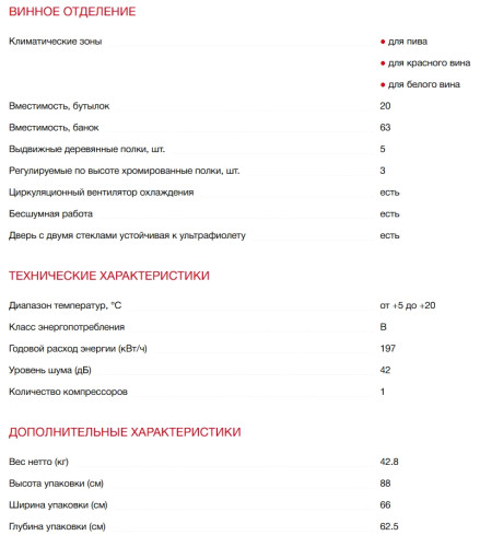 Винный шкаф Kaiser (Кайзер) K 64800 AD