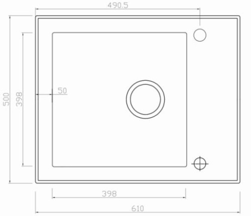 Кухонная мойка Seaman Eco Glass SMG-610W Slam-shut