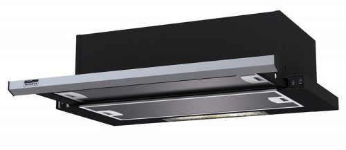 Встраиваемая вытяжка Krona (Крона) KAMILLA slim 600 black/inox (2 мотора)