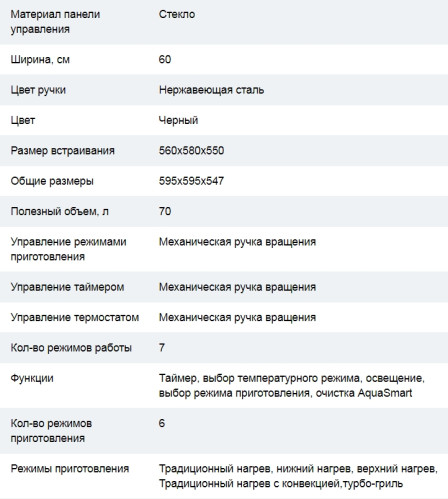 Электрический духовой шкаф Cata (Ката) ME 7207 BK