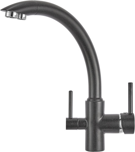 Смеситель для кухни Granula GR-2615 bl, черный