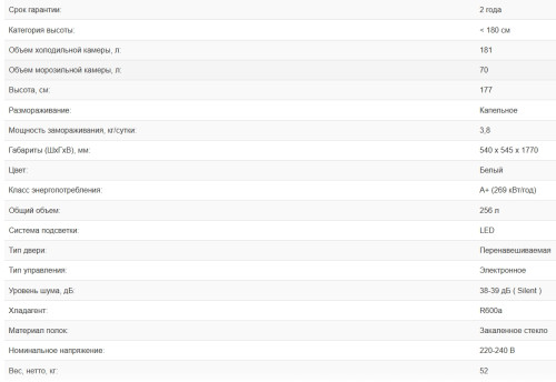 Встраиваемый холодильник Weissgauff (Вайсгауф) WRKI 178 V