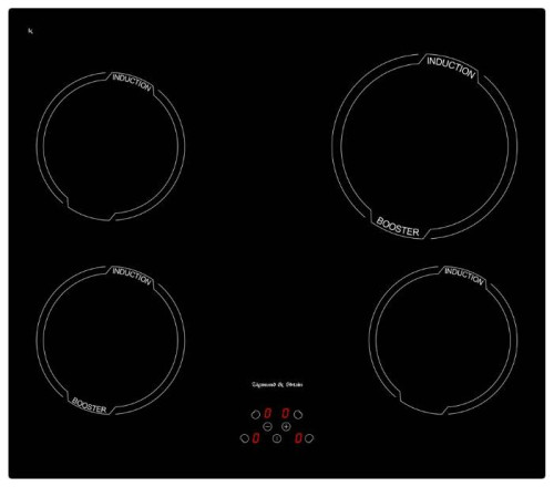 Индукционная варочная панель Zigmund-Shtain (Зигмунд-Штайн) CIS 299.60 BX