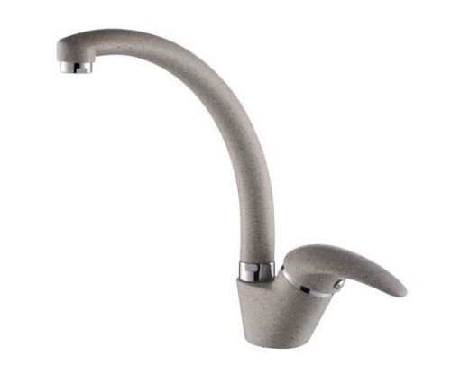 Смеситель для кухни Paulmark (Паульмарк) Holstein Ho212012-310, серый