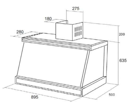 Вытяжка Kuppersberg (Купперсберг) T 969 ANT Bronze