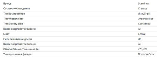 Встраиваемый холодильник Scandilux (Скандилюкс) SBSBI109EZ