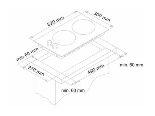 Электрическая варочная панель Simfer (Симфер) H30D12B020