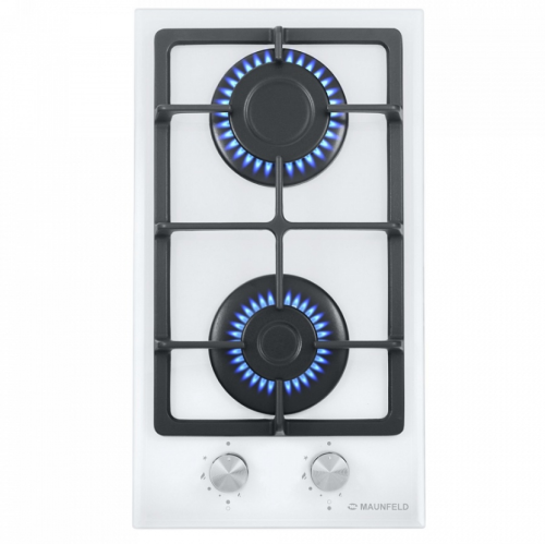 Газовая варочная панель MAUNFELD (Маунфилд) EGHG.32.3CW/G белый + ВИДЕО О ТОВАРЕ