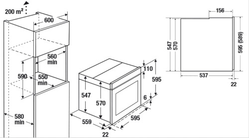 Электрический духовой шкаф Kuppersbusch (Купперсбуш) B 6330.0 S1