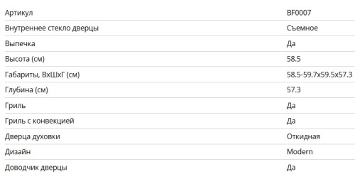Электрический духовой шкаф Bertazzoni (Бертаззони) F605MODEKXS