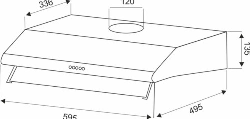 Вытяжка EXITEQ (Экзитег) EX - 1056 Inox