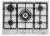 Газовая варочная панель RICCI (Риччи) RGN-EL5008IX