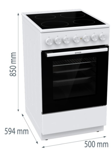 Электрическая плита Gorenje (Горенье) GEC5B41WG