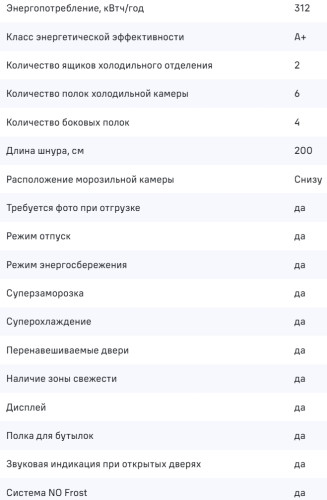Встраиваемый холодильник MAUNFELD (Маунфилд) MBF19354NFWGR LUX Inverter
