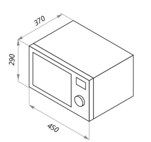 Микроволновая печь MAUNFELD (Маунфилд) JFSMO.20.5.GRBG