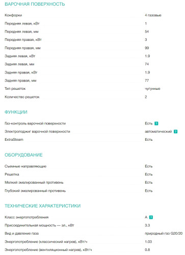 Комбинированная плита Gorenje (Горенье) KS5250CLI