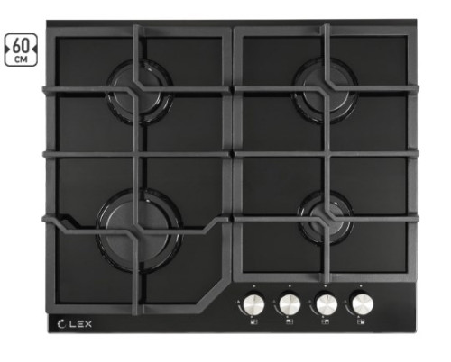 Газовая варочная панель Lex (Лекс) GVG 642 BL