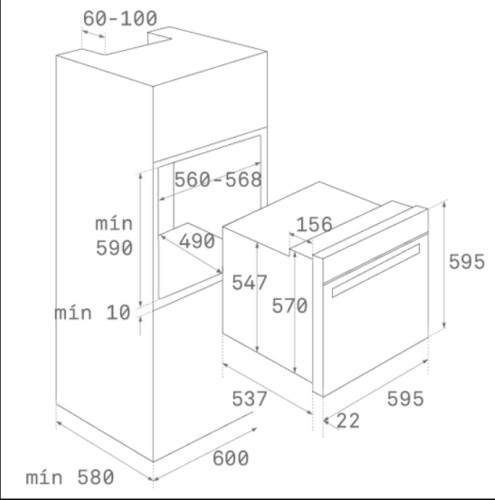 Электрический духовой шкаф Teka (Тека) iOVEN SS INOX