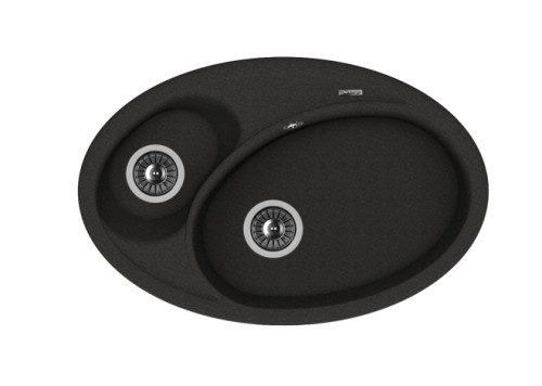 Кухонная мойка Florentina (Флорентина) Селена 780, черный