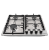 Газовая варочная панель MAUNFELD (Маунфилд) EGHS.64.3CS/G нержавеющая сталь + ВИДЕО О ТОВАРЕ
